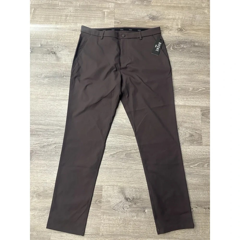 Rhône Gotham Pants Slim Thunderstorm Gray Size 38x32 Mens